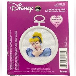 Disney Cinderella Counted Cross Stitch
